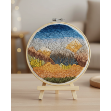 Набор для вышивки гладью Горное дыхание, Brushme (20 см)