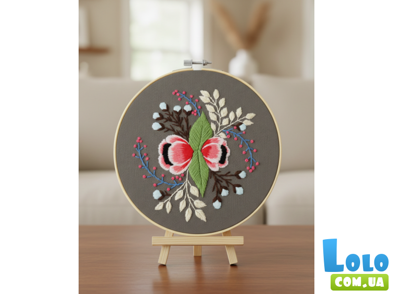 Набор для вышивки гладью Тихая симметрия, Brushme (20 см)