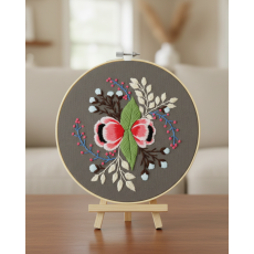 Набор для вышивки гладью Тихая симметрия, Brushme (20 см)