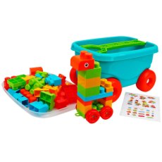 Конструктор в тележке, ТехноК (1393), 50 дет.