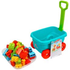 Конструктор в тележке, ТехноК (1393), 50 дет.