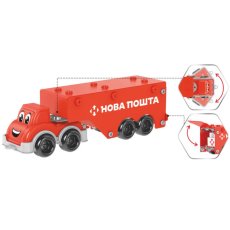 Конструктор металлический Фура Новая почта, ТехноК (1416), 135 дет.