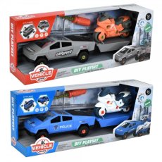 Конструктор на шурупах Машина с мотоциклом (7654-B1A-B1B), в ассортименте