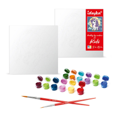 Картина по номерам Чудесный тигренок, Идейка (25х25 см)