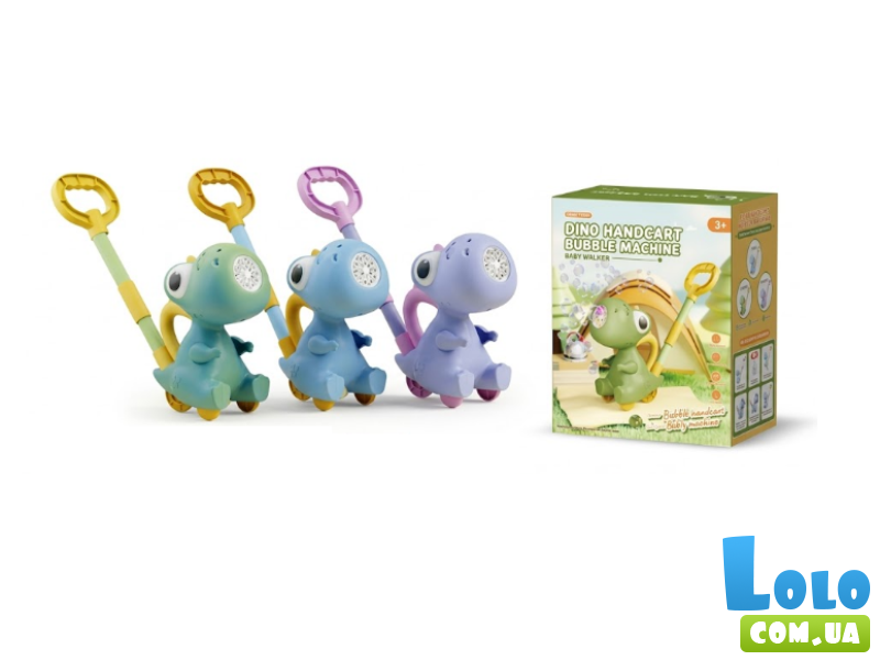 Мыльные пузыри-каталка Динозавр (в ассортименте)