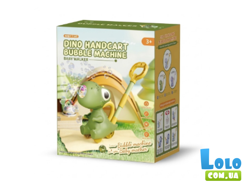 Мыльные пузыри-каталка Динозавр (в ассортименте)