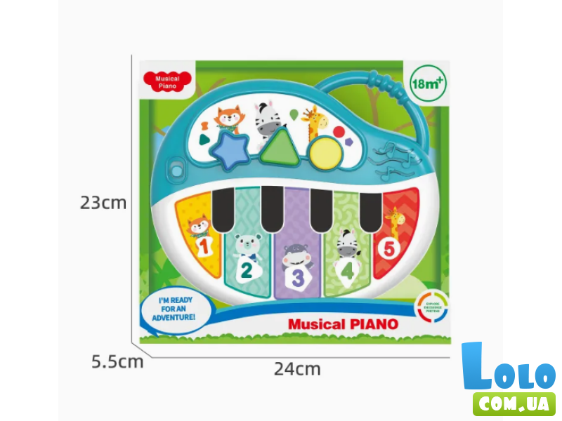 Пианино Цветные нотки