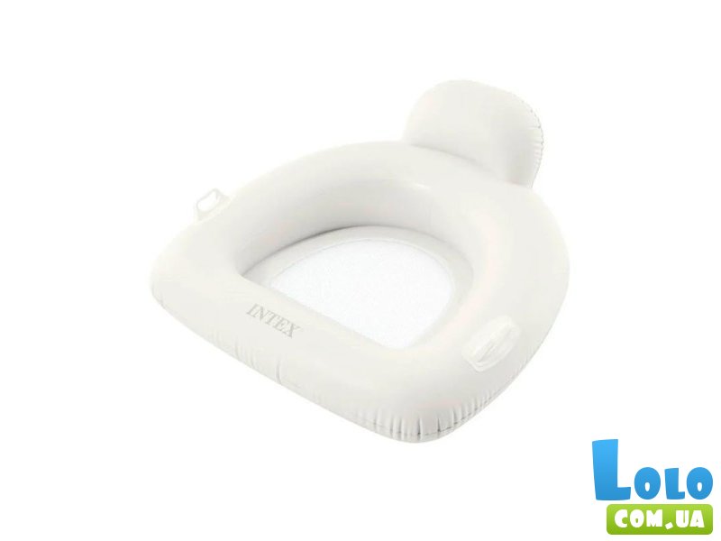 Плотик-кресло надувной, Intex (белый)