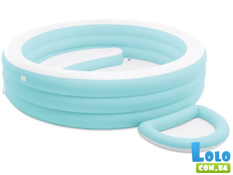 Бассейн надувной с навесом, Intex