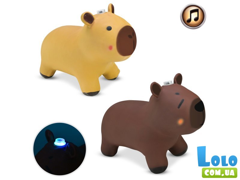Прыгун резиновый Капибара (в ассортименте)