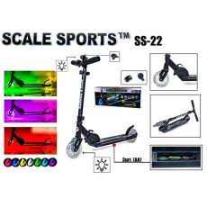 Самокат двухколесный Aero, Scale Sports (черный)