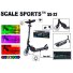 Самокат двухколесный Aero, Scale Sports (черный)