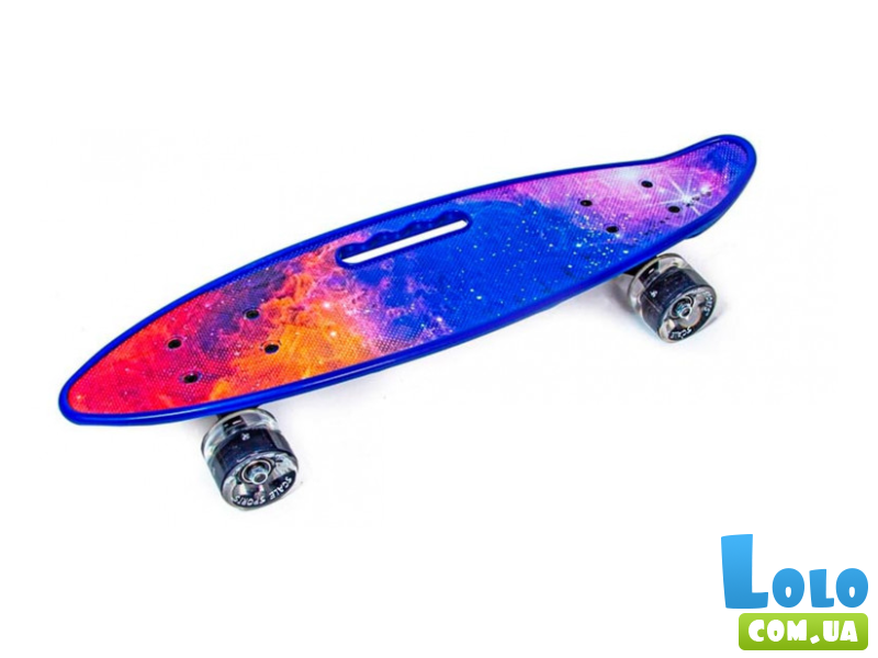 Скейт Scale Sports Universe с ручкой