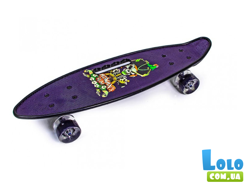 Скейт Scale Sports Пират с ручкой