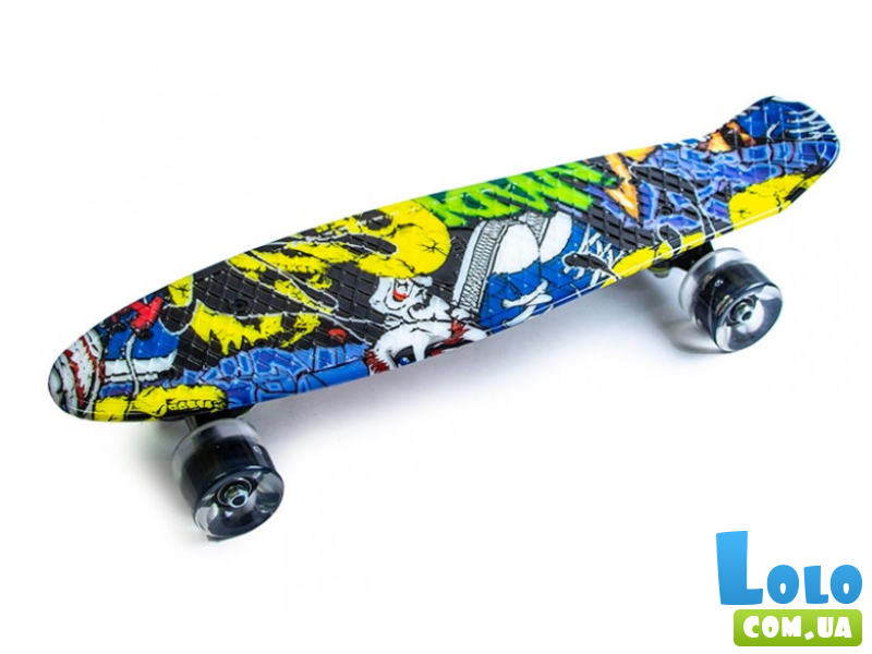 Скейт Пенни борд Тузы Чер