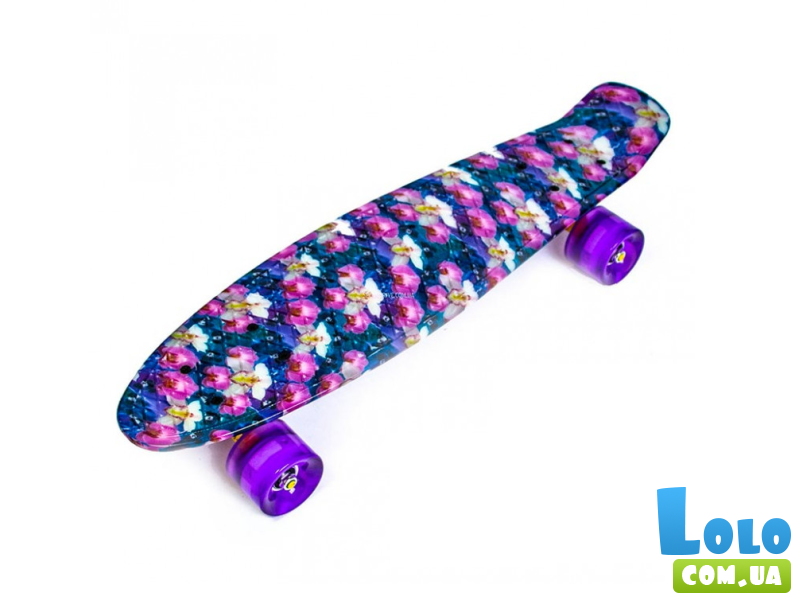 Скейт Пенни борд Орхидея