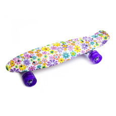 Скейт Пенни борд Цветы Фиолетовые Ромашка