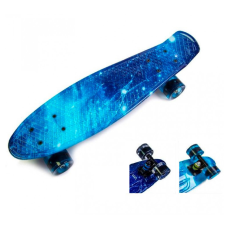 Скейт Пенни борд Космос Синий (в ассортименте)