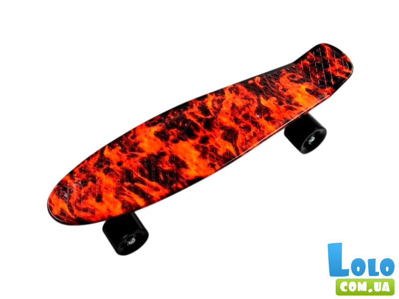 Скейт Пенни Борд Огонь