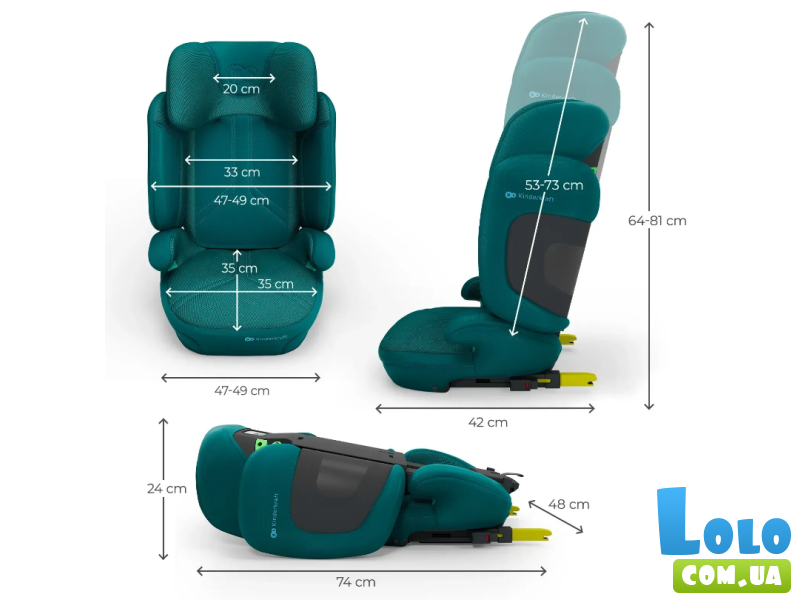 Автокресло Xpand 2 PRO i-Size, Kinderkraft (Green)