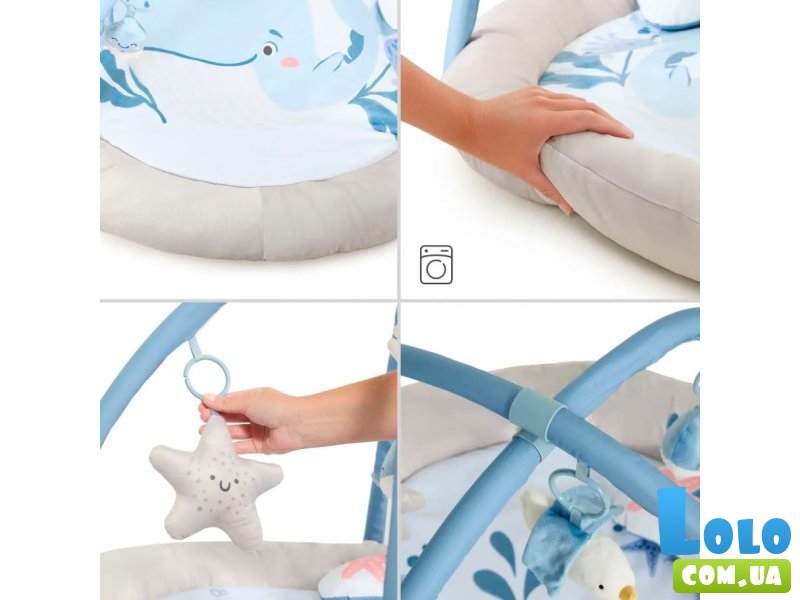 Развивающий коврик Cozyplay, Kinderkraft (Nordic Breeze)