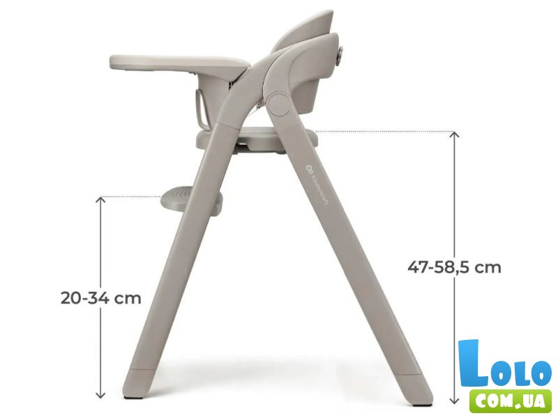 Стульчик для кормления Tino, Kinderkraft (Beige)