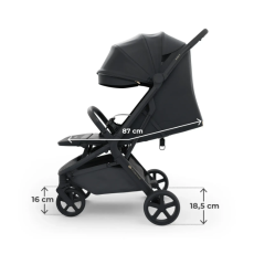 Прогулочная коляска Nubi 3 Midnight, Kinderkraft (Black)