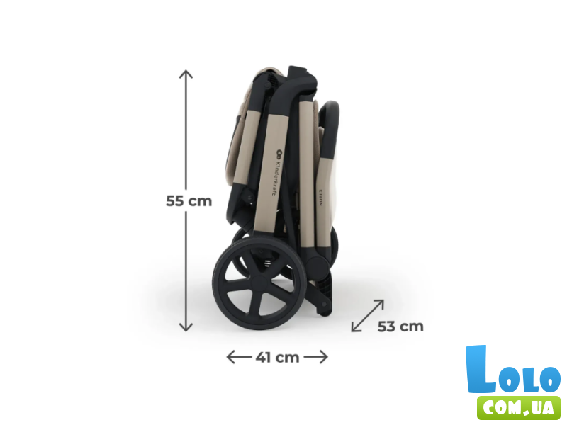 Прогулочная коляска Nubi 3 Sand, Kinderkraft (Beige)