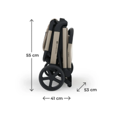 Прогулочная коляска Nubi 3 Sand, Kinderkraft (Beige)