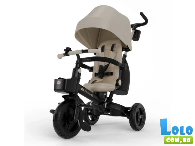 Трехколесный велосипед Aveo 2 Plus, Kinderkraft (Beige)