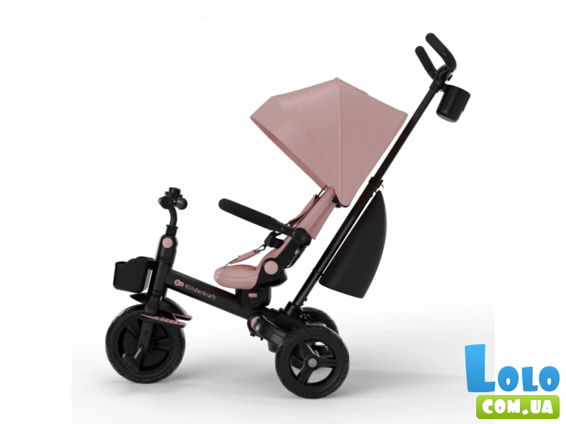 Трехколесный велосипед Aveo 2 Plus, Kinderkraft (Pink)