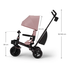 Трехколесный велосипед Aveo 2 Plus, Kinderkraft (Pink)