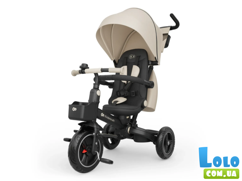 Трехколесный велосипед Spinstep 2 Plus, Kinderkraft (Beige)