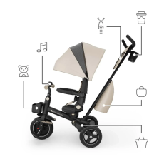 Трехколесный велосипед Spinstep 2 Plus, Kinderkraft (Beige)