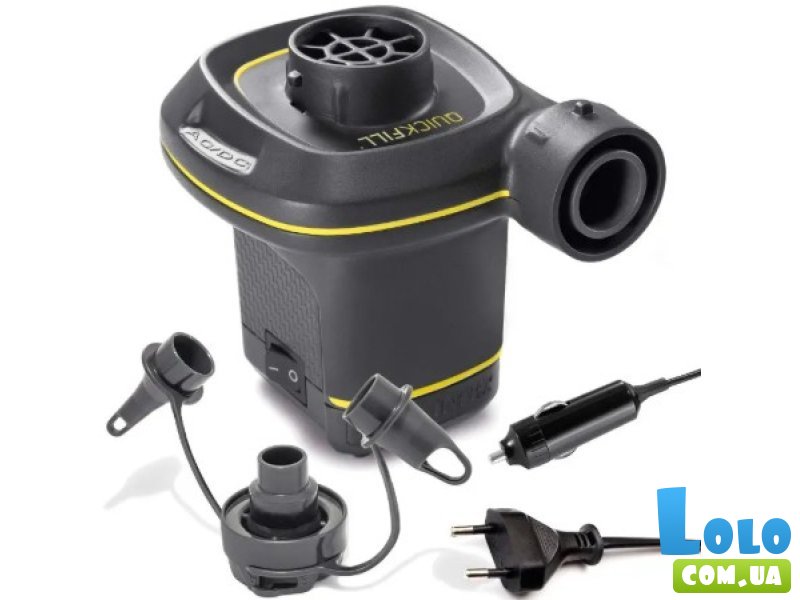 Насос электрический с 3 насадками, Intex