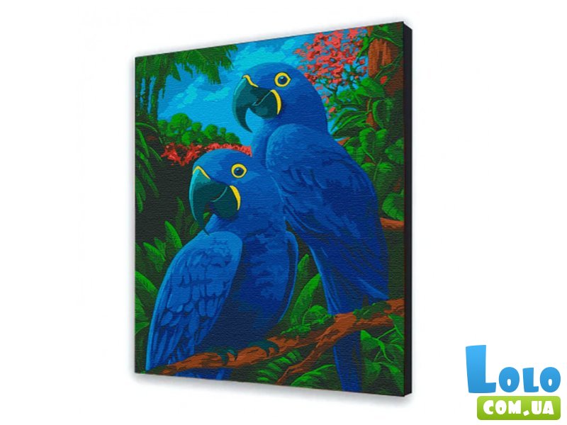 Картина по номерам Гиацинтовые ары, Art Craft (30х40 см)