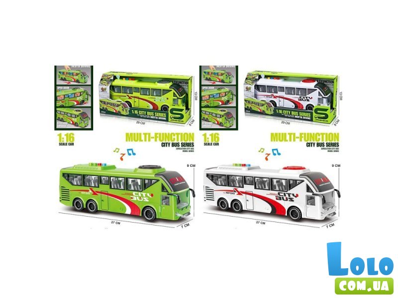 Автобус игрушечный CityBus (в ассортименте)