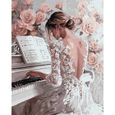 Картина по номерам Элегантный этюд, Идейка (40х50 см)