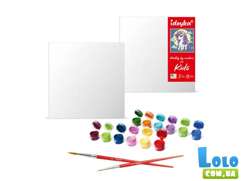 Картина по номерам Хорошая лисичка, Идейка (25х25 см)