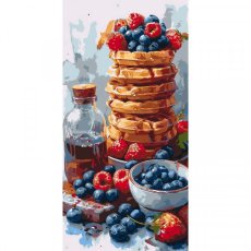 Картина по номерам Сладкие вафли, ArtCraft (40х80 см)