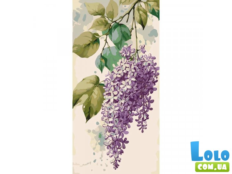 Картина по номерам Сиреневый шепот, ArtCraft (40x80 см)