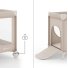 Кровать-манеж Leody Up, Kinderkraft (Beige)