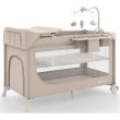 Кровать-манеж с пеленатором Leody Up, Kinderkraft (Beige)