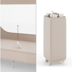 Кровать-манеж с пеленатором Leody Up, Kinderkraft (Beige)
