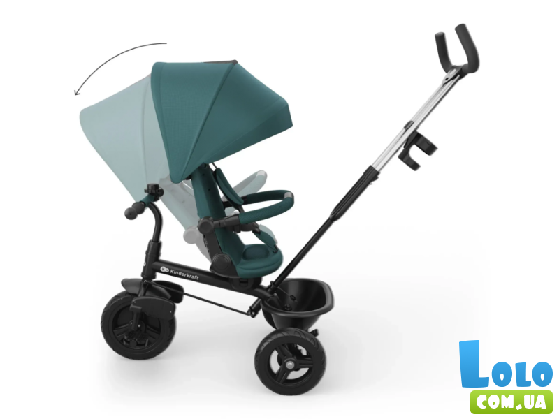 Трехколесный велосипед Aston 2 Plus, Kinderkraft (Green)