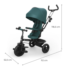 Трехколесный велосипед Aston 2 Plus, Kinderkraft (Green)