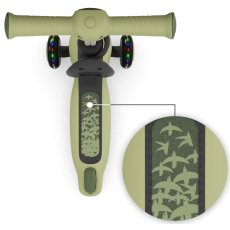 Самокат детский трехколесный Halley 2 Grassland Green, Kinderkraft (зеленый)