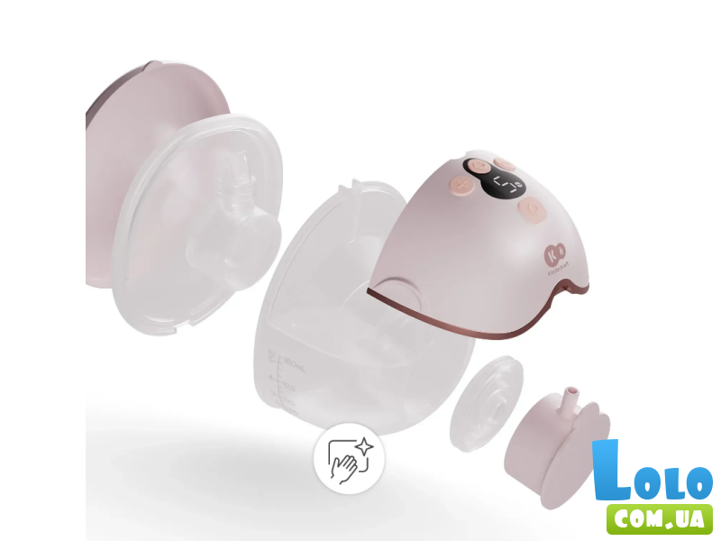 Электрический молокоотсос MamaFlow, Kinderkraft (Pink)