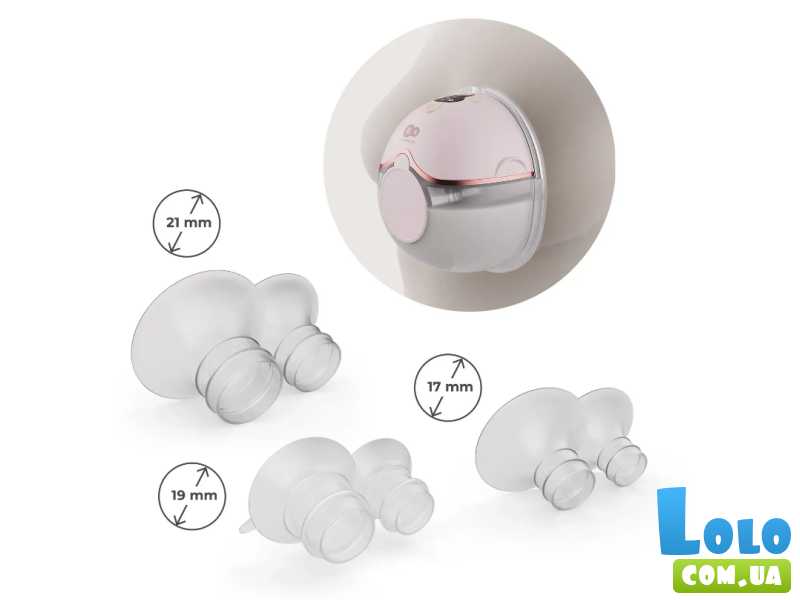 Электрический молокоотсос MamaFlow, Kinderkraft (Pink)