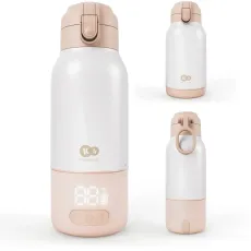 Портативный подогреватель для молока и термос 2 в 1 Gaja, Kinderkraft (Beige)